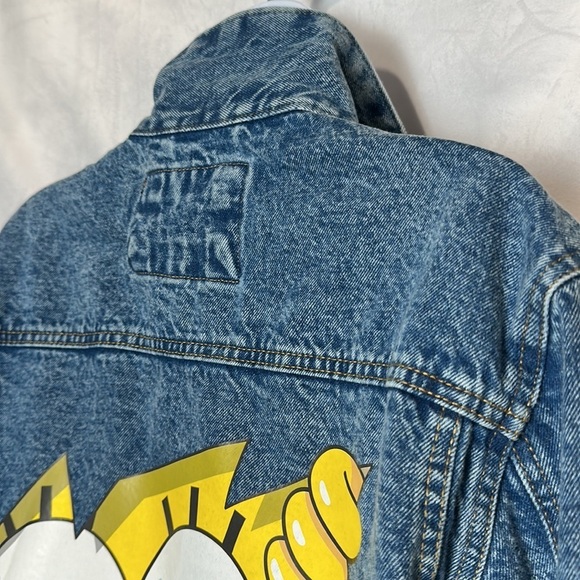 MEMBERS ONLY SpongeBob SquarePants button up denim jacket BNWOT - Picture 10 of 11